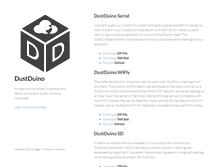 Tablet Screenshot of dustduino.org